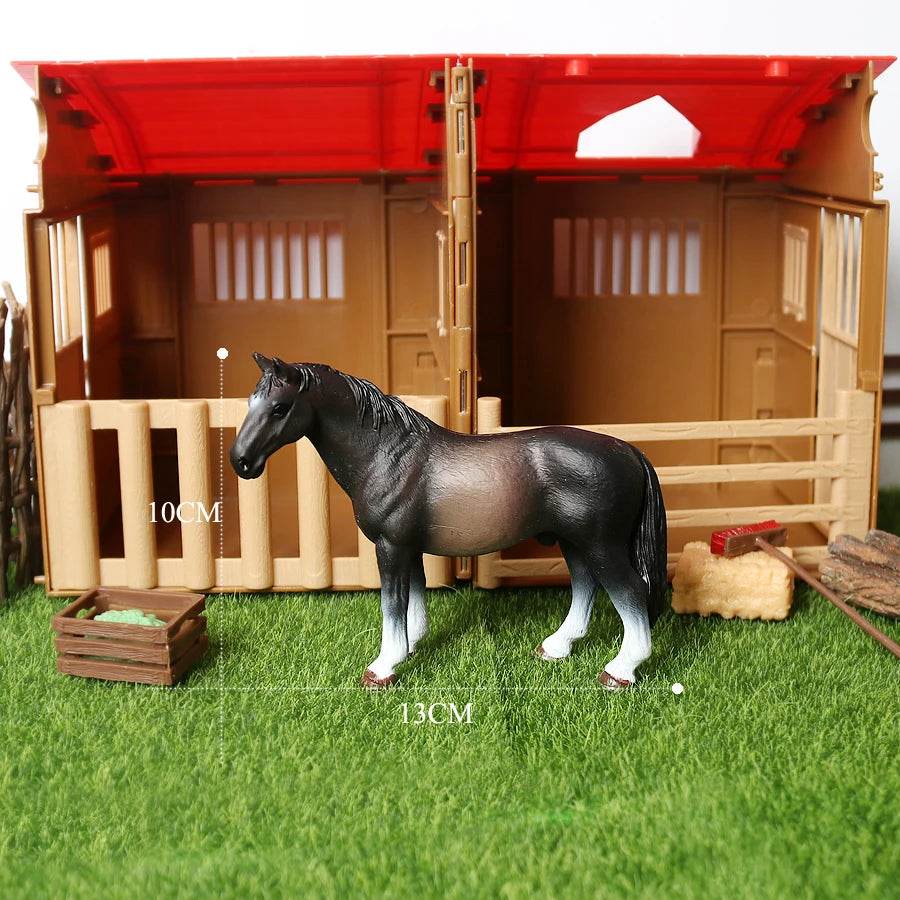 Realistic Horse Figurines Detailed Miniature Cake Topper - ToylandEU