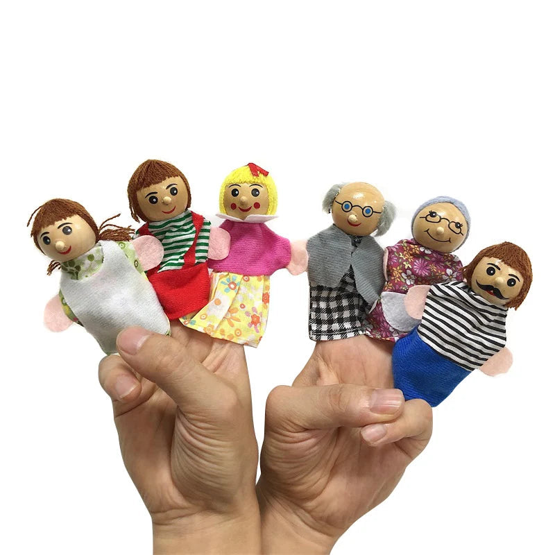 Finger Puppets Animals Dolls Family Educational  Mermaid Hand Collection