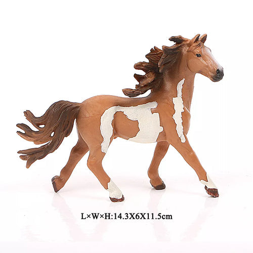 Realistic Animal Horse Action Figure Toy - Detailed Appaloosa Harvard Hannover Clydesdale Quarter Arabian Model ToylandEU.com Toyland EU