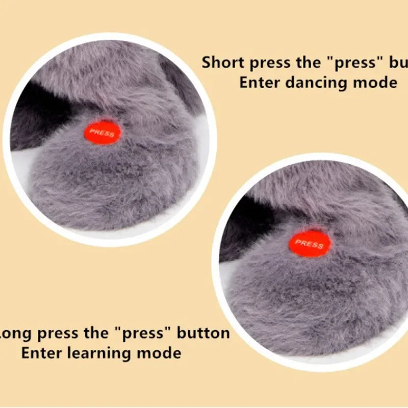 Large Robot Cat Toy Dancing Walking Talking Plush Pet - ToylandEU