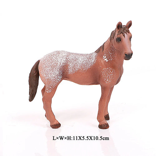 Realistic Animal Horse Action Figure Toy - Detailed Appaloosa Harvard Hannover Clydesdale Quarter Arabian Model ToylandEU.com Toyland EU