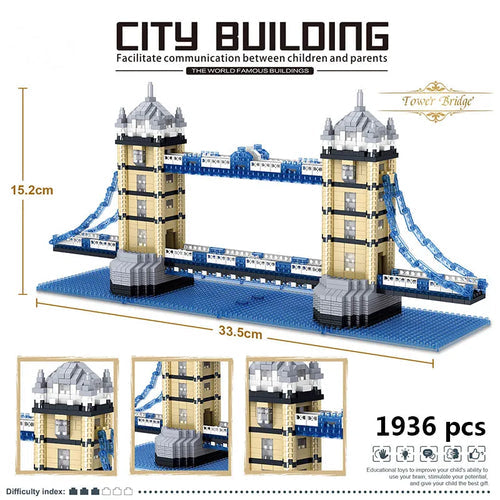 Taj Mahal Shanghai Triumphal Arch Pyramid Micro Blocks Architecture ToylandEU.com Toyland EU