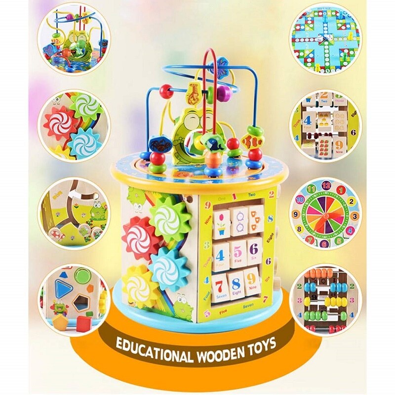 Interactive Montessori Busy Board for Cognitive Development in Children - ToylandEU