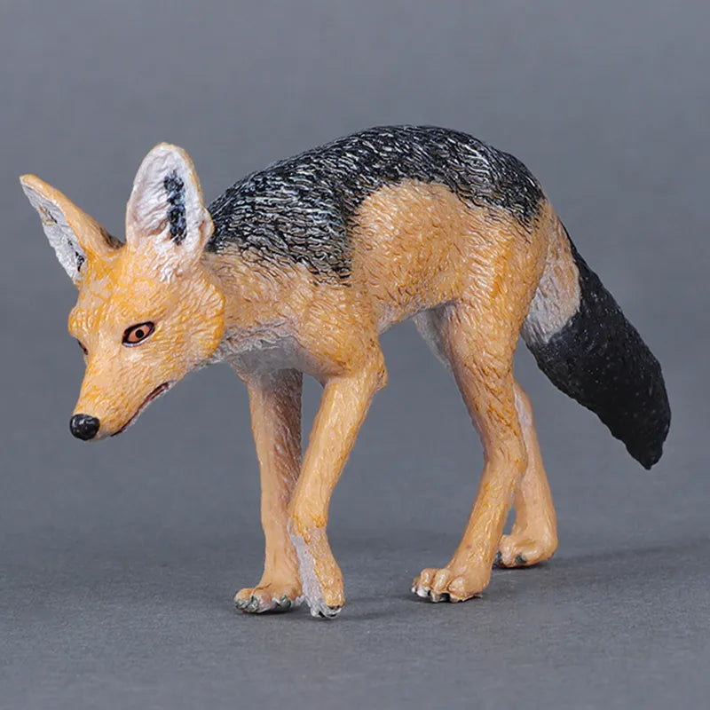 Simulated Wildlife Animal Models for Zoo and Play - Wolf, Monkey, Fox, Chameleon, Pangolin - ToylandEU