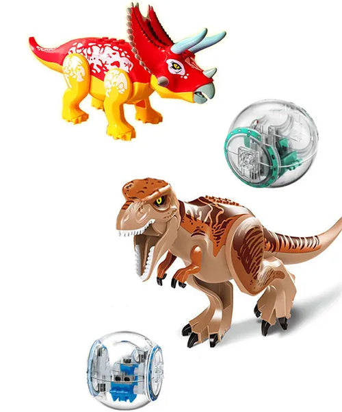 Jurassic World Dinosaur 3D Model Building Blocks Set White ToylandEU.com Toyland EU