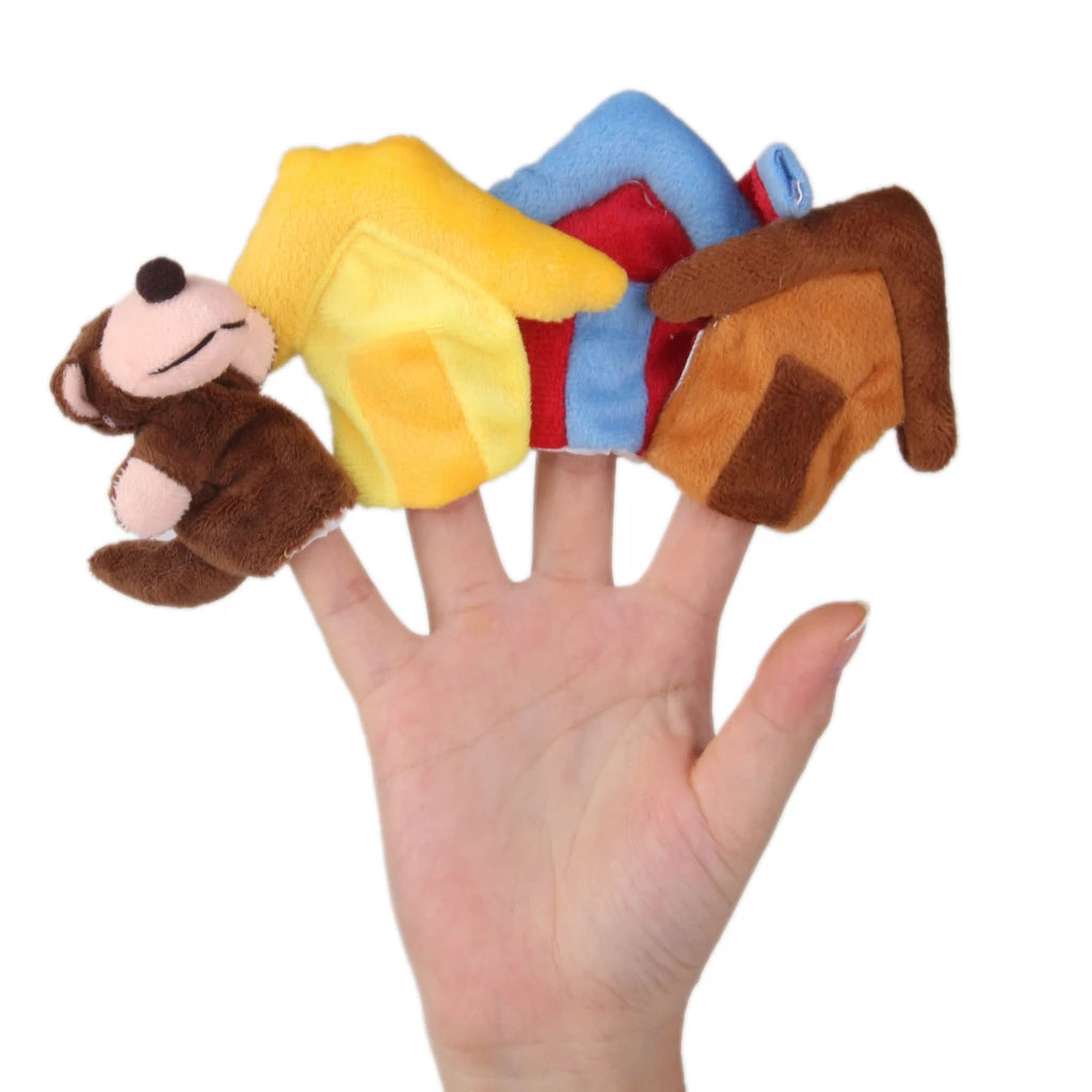 Animal Finger Puppet Set for Old MacDonald's Farm Storytelling - ToylandEU