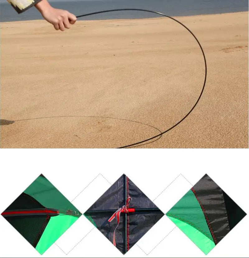 Large Delta Kites with Free Shipping for Children - Flying Toys with Handle in Various Sizes - ToylandEU
