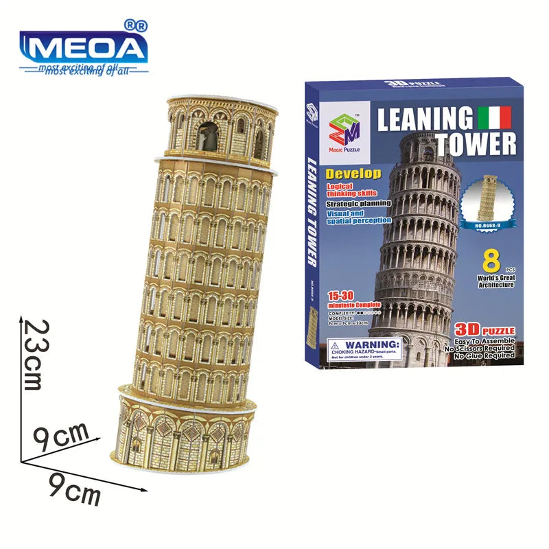 3D Puzzle | World Famous Architecture Buildings | 40 Styles Collection | Ages 6+