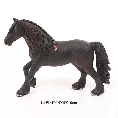 Realistic Animal Horse Action Figure Toy - Detailed Appaloosa Harvard Hannover Clydesdale Quarter Arabian Model ToylandEU.com Toyland EU