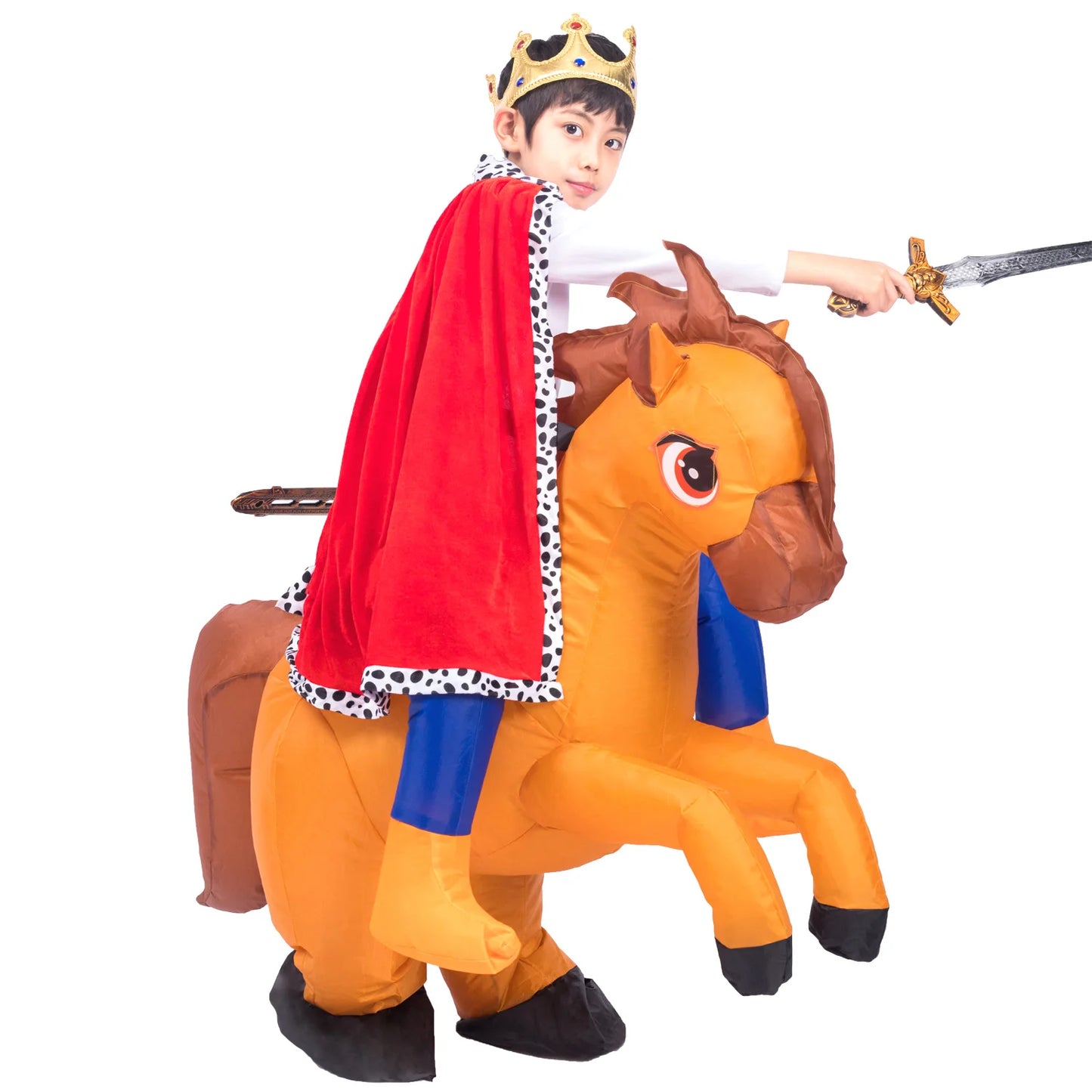 Inflatable Horse Rider Costume for Kids - Fun for Parties & Halloween!