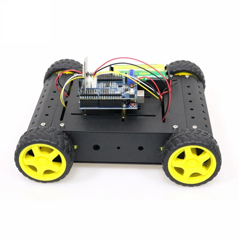 Smart 4WD RC Car Chassis with WiFi/Bluetooth/Handle Control and R3 Compatibility
