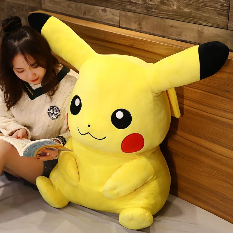 Large Size Pikachu Plush Toy Stuffed Doll Anime Pokemoned Pillow - ToylandEU