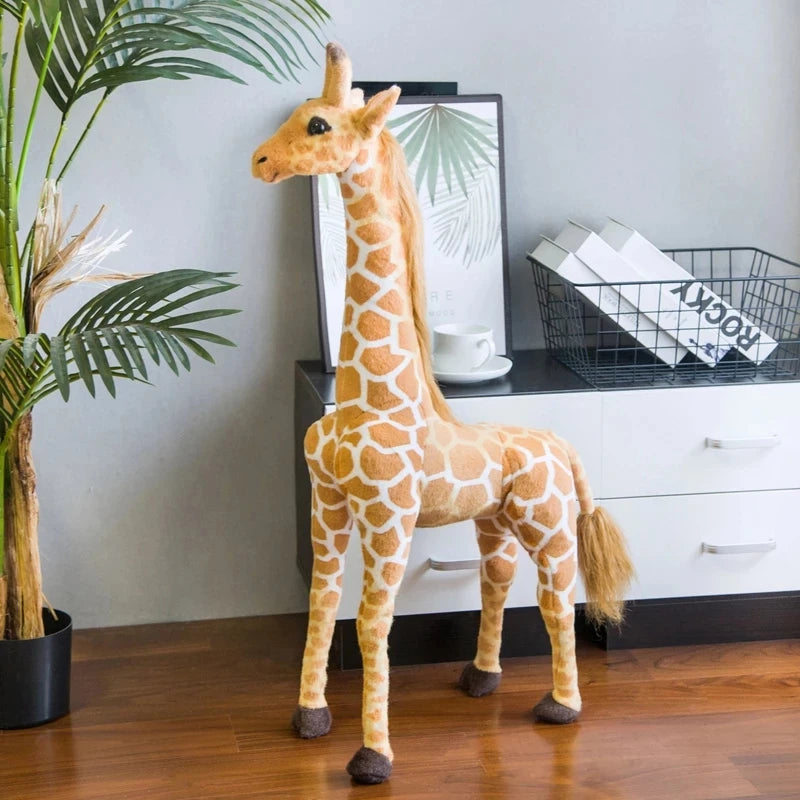 Giraffe Plush Toy | Size 35-120 cm | PP Cotton Filling | Unisex Decor Gift