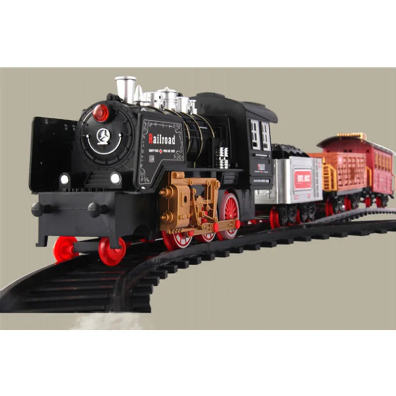 Realistic Smoking Steam Train Model with Remote Control - ToylandEU
