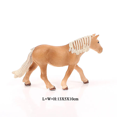 Realistic Animal Horse Action Figure Toy - Detailed Appaloosa Harvard Hannover Clydesdale Quarter Arabian Model ToylandEU.com Toyland EU