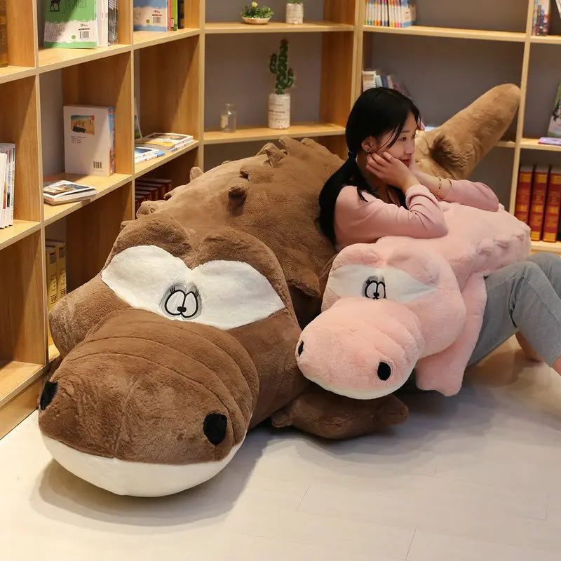 Crocodile Plush Pillow | Size 60-150cm | Filling PP Cotton | Unisex Cushion