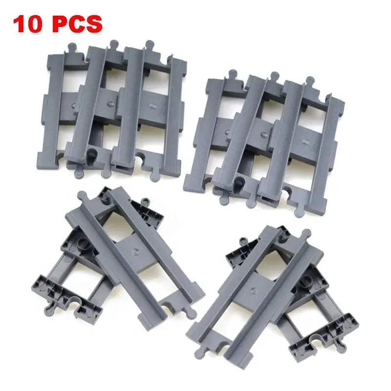 Rail Transport Big Size Building Blocks Creative Track Accessories Assemble Toys For Children Bricks Compatible City Train Set - ToylandEU