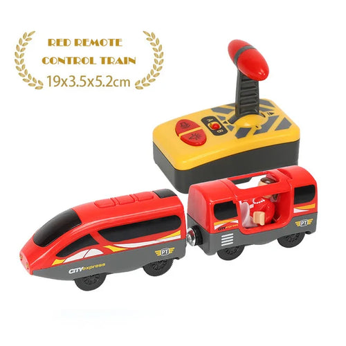 RC Electric Remote Control Wooden Train Set Toy ToylandEU.com Toyland EU