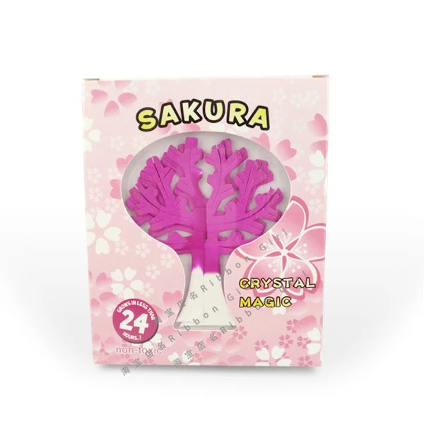 Enchanting Sakura Crystal Tree Science Toy - Cherry Blossom Novelty Product - ToylandEU