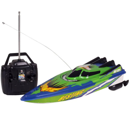 High-Speed RC Racing Boat with Dual Motor Remote Control ToylandEU.com Toyland EU
