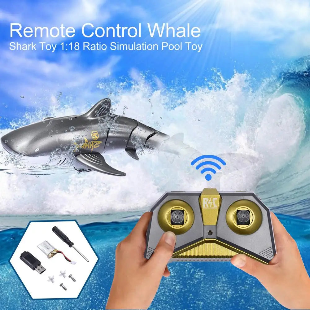 RC Whale Shark Toy with 2.4G Remote Control ToylandEU.com Toyland EU