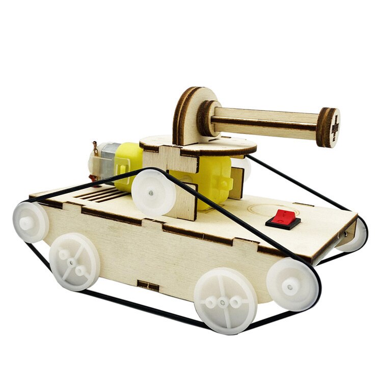 DIY Handmade Tank Car Model Science Experiment Kit Educational Toy - ToylandEU