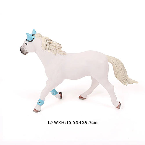 Realistic Animal Horse Action Figure Toy - Detailed Appaloosa Harvard Hannover Clydesdale Quarter Arabian Model ToylandEU.com Toyland EU