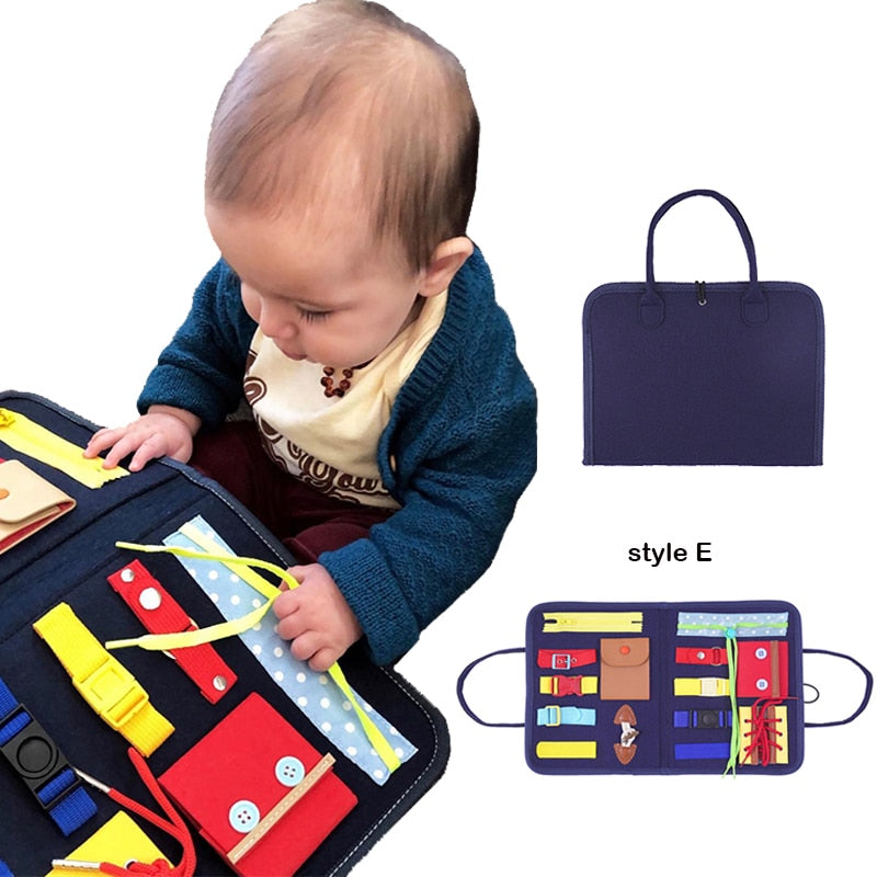 Educational Montessori Sensory Board for Babies and Toddlers - Animal Themed - ToylandEU