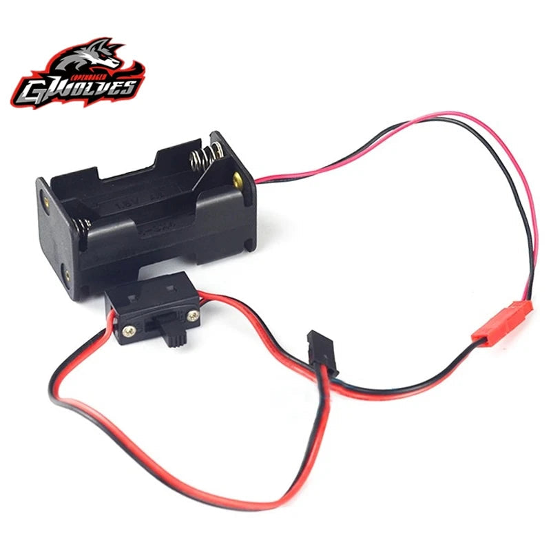 Compact RC Power Supply Box with JST Connector for 1/10 1/8 Scale Vehicles - ToylandEU