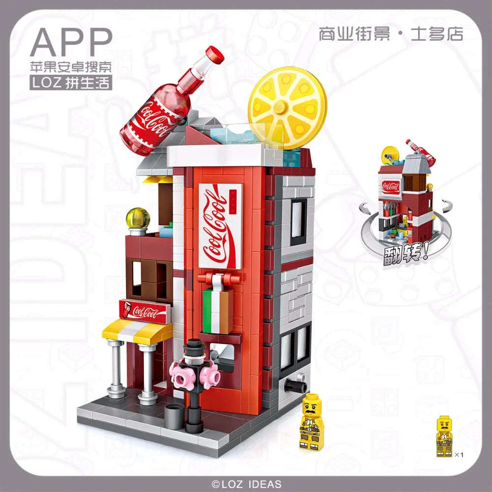 Cute Mini Street Store Educational Building Blocks Toy - ToylandEU