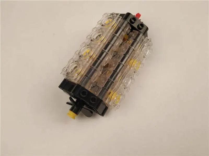 New Technical V8 Piston Engine MOC Building Blocks Building Bricks MOC - ToylandEU