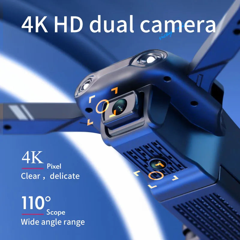 Compact 4K Mini Drone with Dual Cameras - Ideal for Kids & Beginners