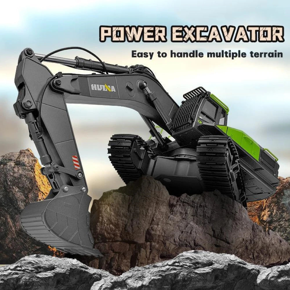 1593 1/14 RC Excavator Truck with 2.4GHz Remote Control - ToylandEU