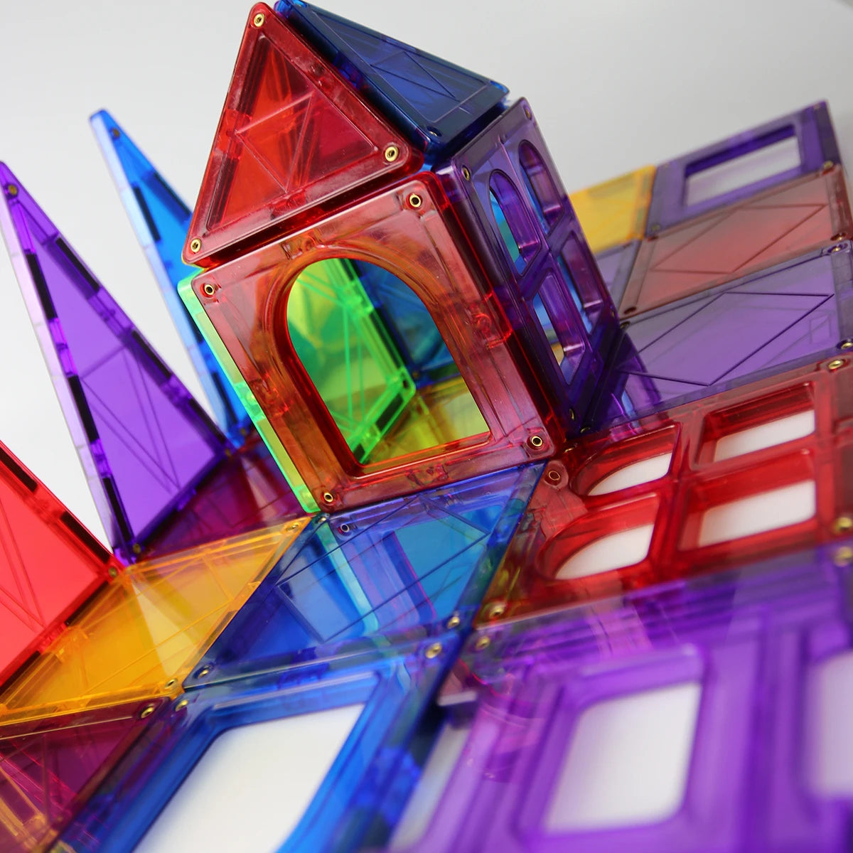 Magnetic Building Tiles Toy for Creative Construction - ToylandEU