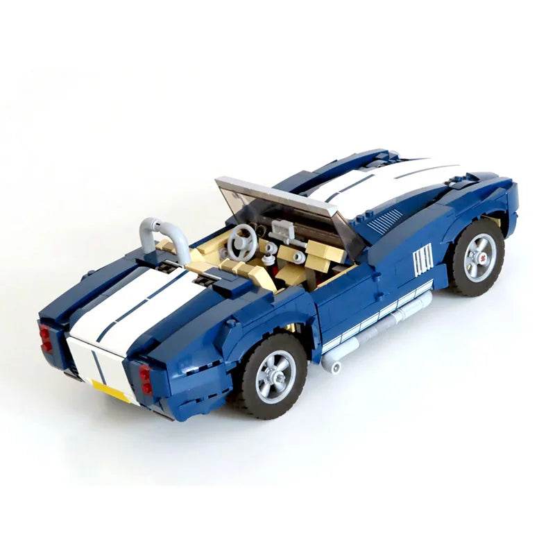 New MOC-10265 Mustangs Shelby GT500 Building Block Car Building Bricks MOC - ToylandEU