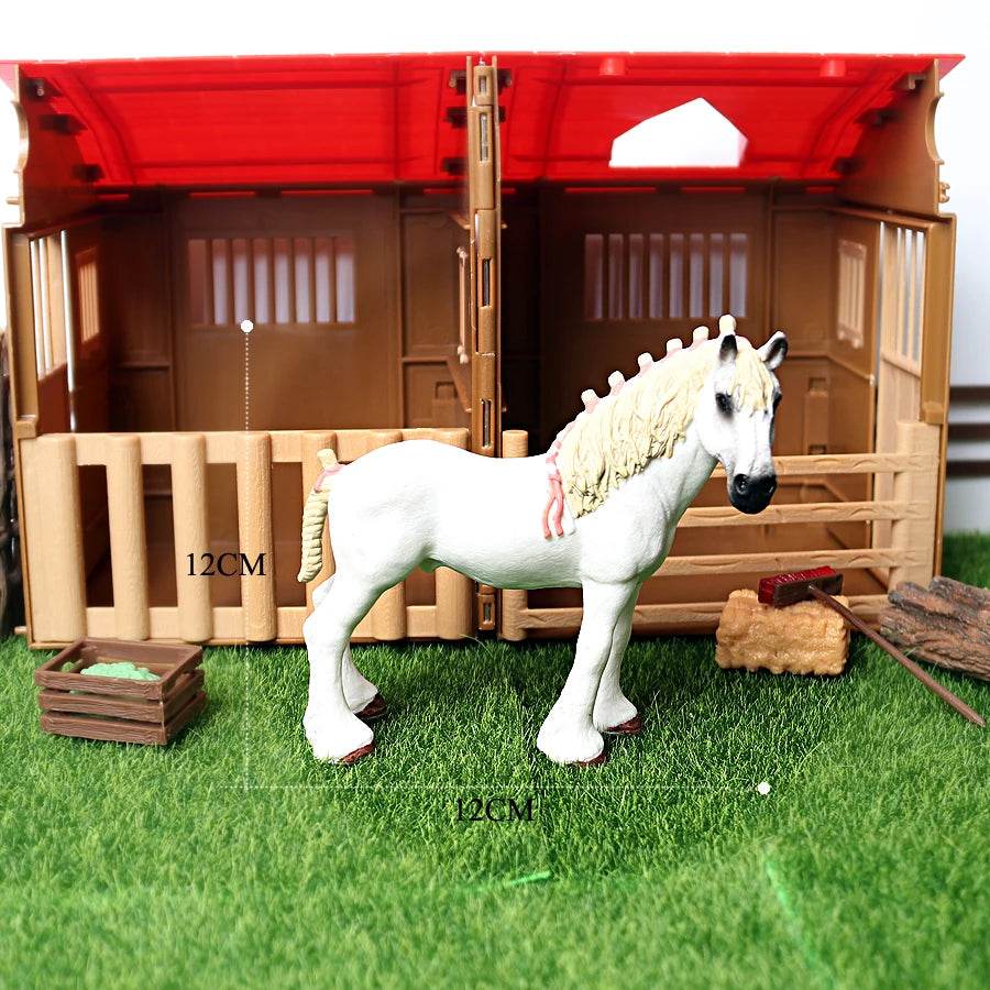 Realistic Horse Figurines Detailed Miniature Cake Topper - ToylandEU