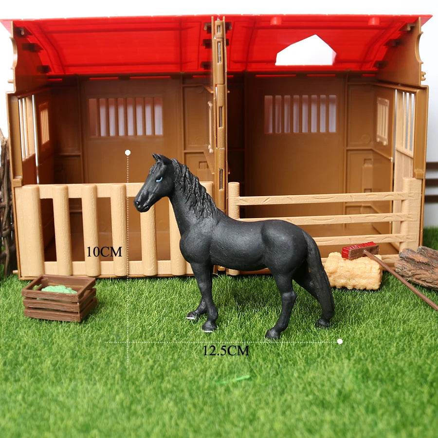 Realistic Horse Figurines Detailed Miniature Cake Topper - ToylandEU