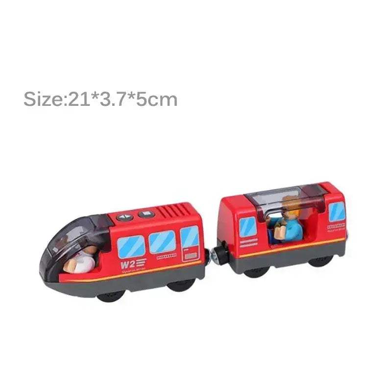 Electric Train Set for Wooden Railway Tracks Toy Gift - ToylandEU