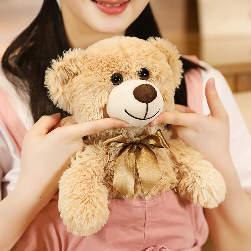 New Arrive 7 Colors 35cm Cute Bow Tie Teddy Bear Plush Toy  Doll For - ToylandEU