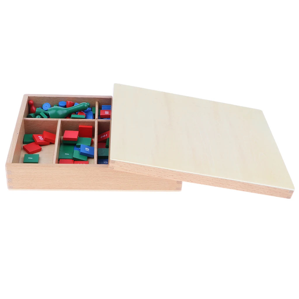 Wooden Montessori Math Stamp Game for Kids - ToylandEU