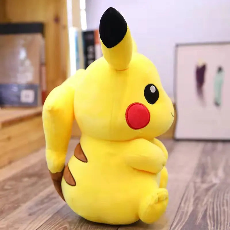 Genuine Pokemon Plush 30-80Cm Large Size Anime Figure Pikachu High