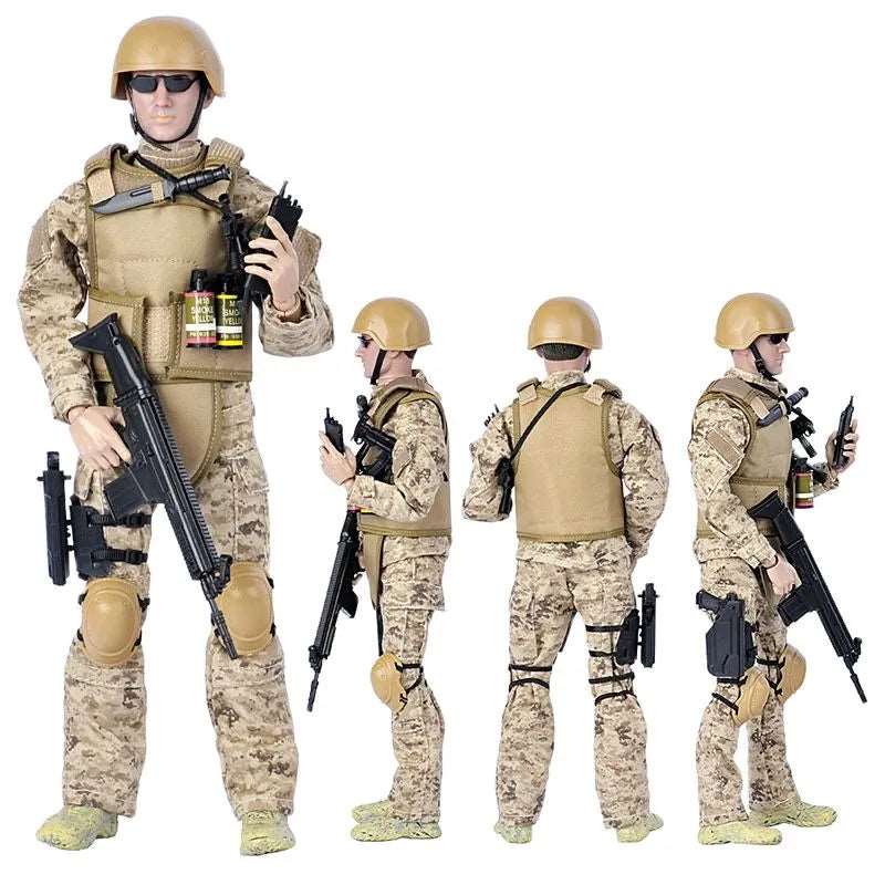 1/6 Scale Special Forces Military Action Figure with Accessories - ToylandEU