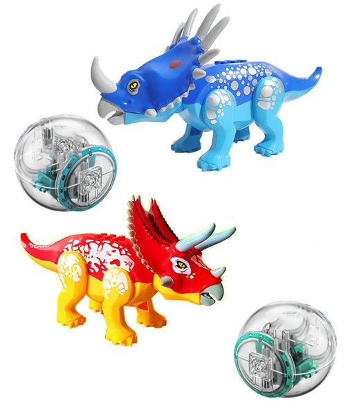 Jurassic World Dinosaur 3D Model Building Blocks Set White ToylandEU.com Toyland EU