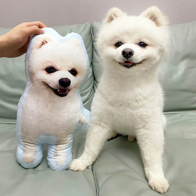 Personalized Pet Photo Cushion For Dogs And Cats Memorial Gift