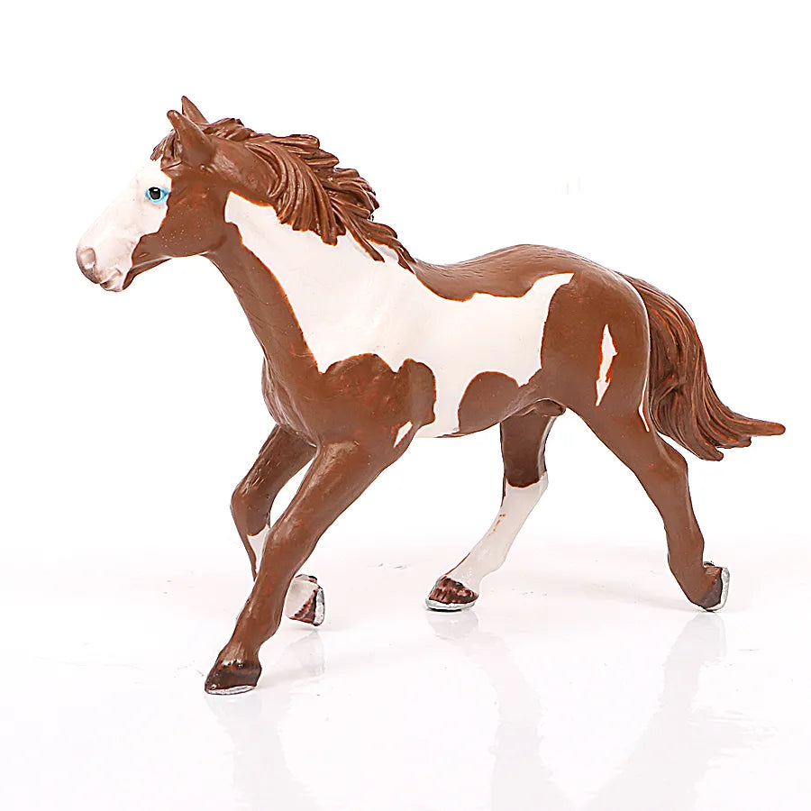 Realistic Animal Horse Action Figure Toy - Detailed Appaloosa Harvard Hannover Clydesdale Quarter Arabian Model - ToylandEU