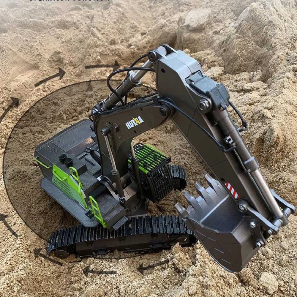 1593 1/14 RC Excavator Truck with 2.4GHz Remote Control - ToylandEU