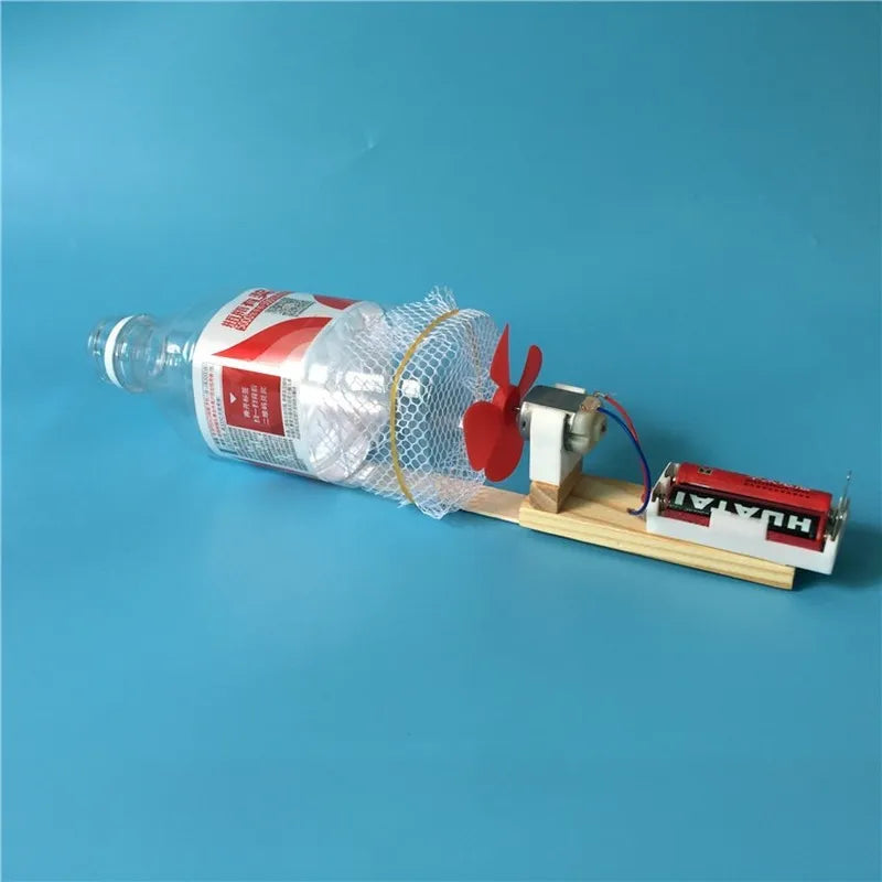 Children's DIY Wooden Vacuum Cleaner Science Experiment Toy