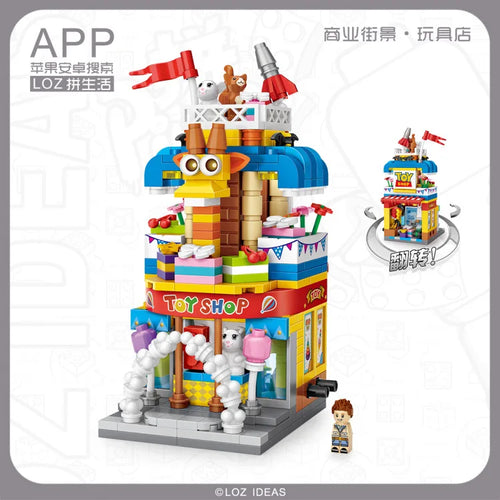 Cute Mini Street Store Educational Building Blocks Toy ToylandEU.com Toyland EU