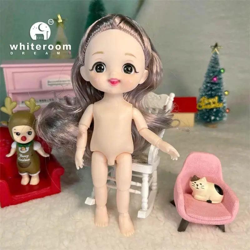 16cm 6 Inch 1/12 Dolls BJD Baby Doll Fashion Clothes Toys - ToylandEU