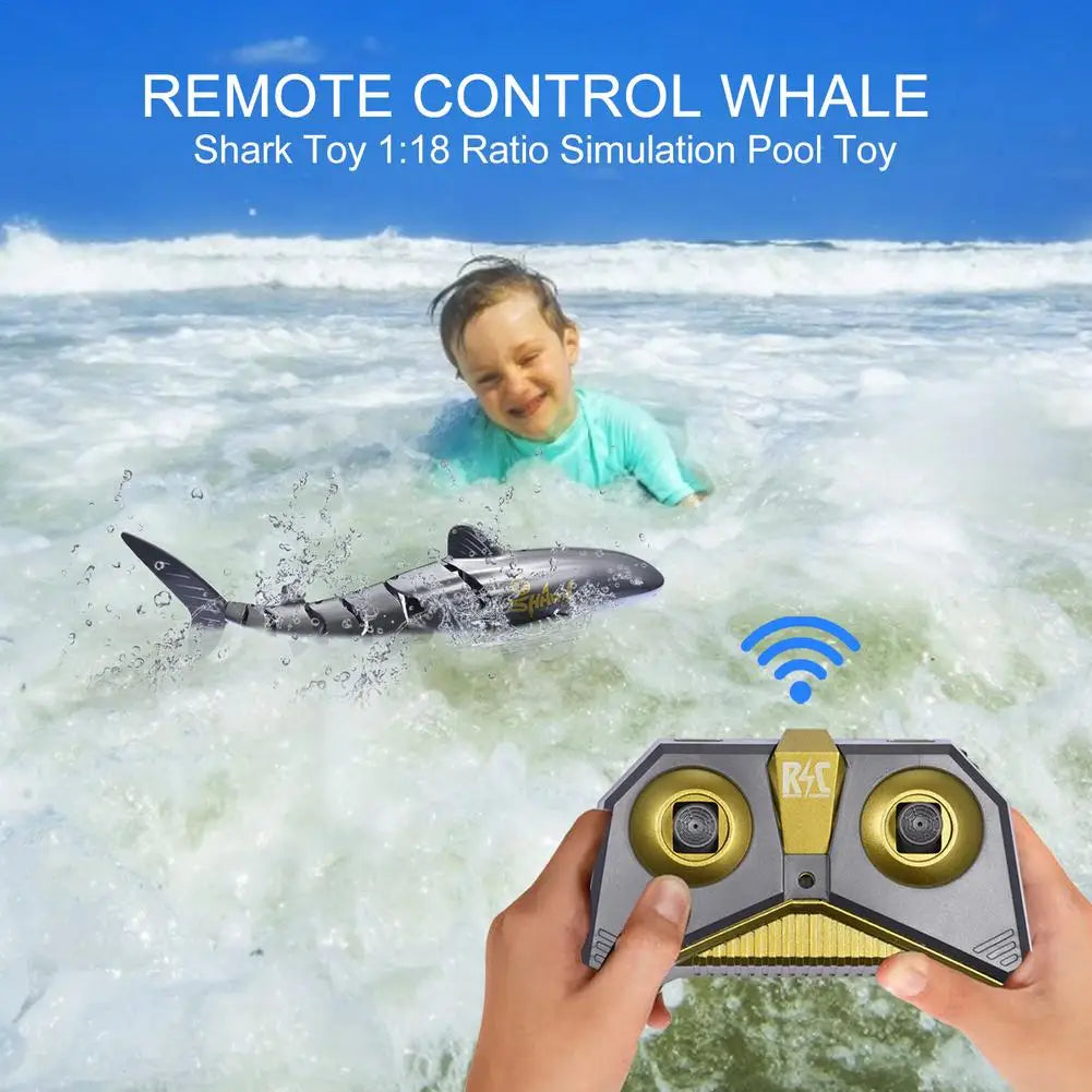 RC Whale Shark Toy with 2.4G Remote Control